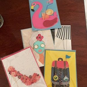 5 New Never Opened Handmade Greeting Cards